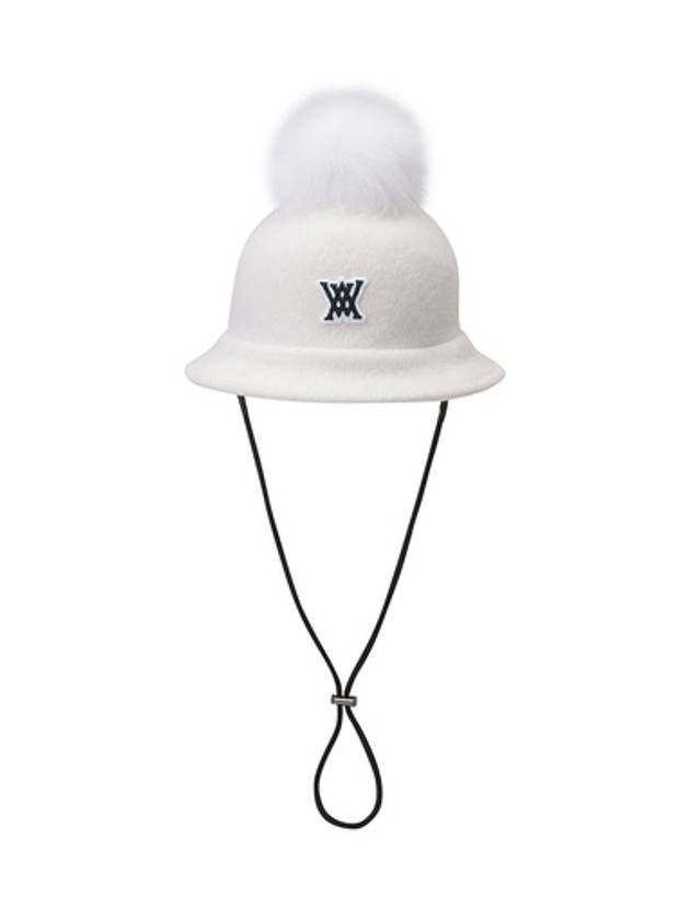 Official Round Pom Bucket Hat WH - ANEWGOLF - BALAAN 1