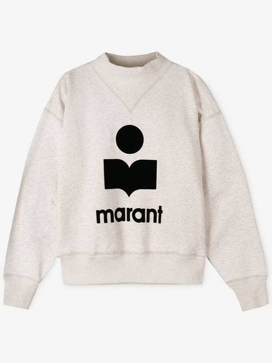 Moby Logo Print Sweatshirt Ecru - ISABEL MARANT - BALAAN 2