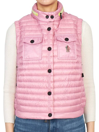 Gumiane Quilted Vest Pink - MONCLER - BALAAN 2