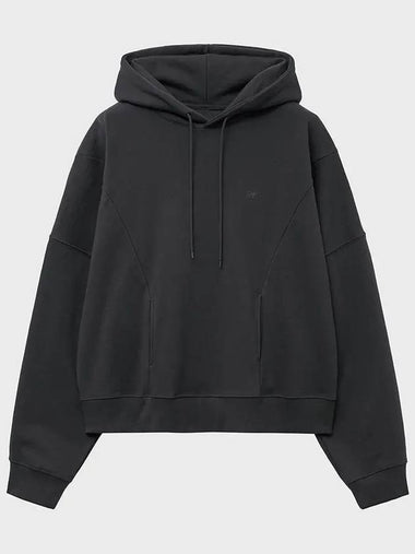 Pre order delivery October 31st Overfit hooded sweatshirt gray - THEANTIPLATFORM - BALAAN 1