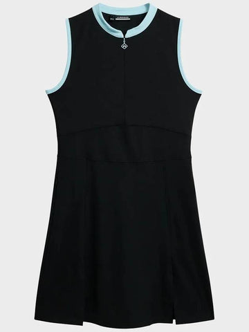 Women s Ebony Dress Golf One Piece Black GWSD09460 9999 - J.LINDEBERG - BALAAN 1