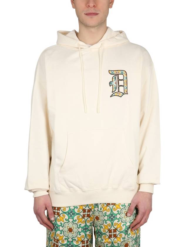 HOODED SWEATSHIRT WITH LOGO - DROLE DE MONSIEUR - BALAAN 1