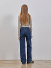 Denim Classic Straight Pants Indigo - RYUL+WAI: - BALAAN 3