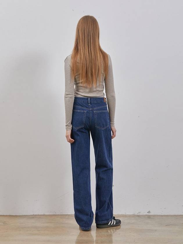 Denim Classic Straight Pants Indigo - RYUL+WAI: - BALAAN 3