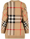 Check Technical Jacquard Wool Knit Top Beige - BURBERRY - BALAAN 4