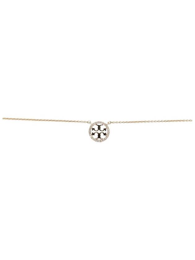 Miller Pave Logo Delicate Necklace Gold - TORY BURCH - BALAAN 3