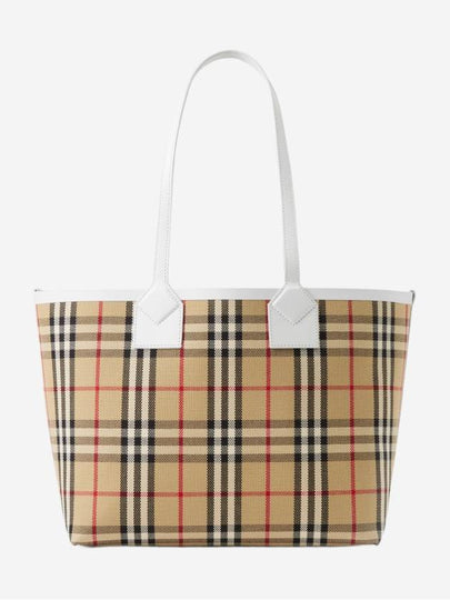 London Small Tote Bag Beige - BURBERRY - BALAAN 2