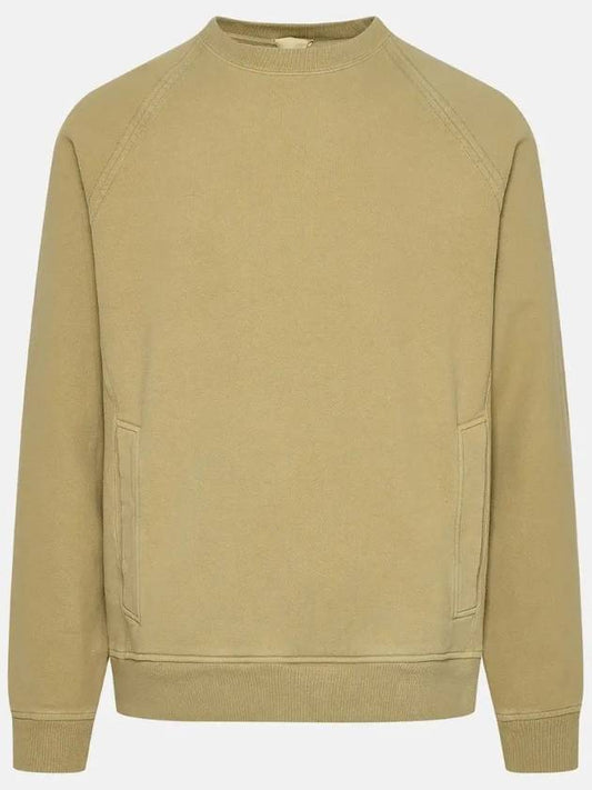 Pocket Back Logo Crew Neck Sweatshirt Beige - TEN C - BALAAN 2