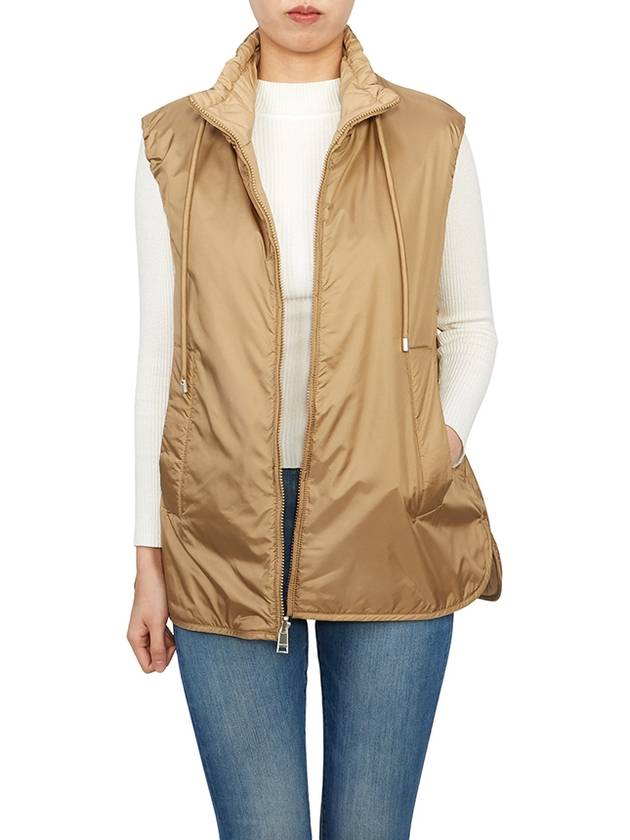 Weekend Yoro Reversible Padding Vest Beige - MAX MARA - BALAAN 8