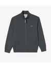 Men's CP Chouli High Neck Zip Jacket Charcoal Grey - LACOSTE - BALAAN 2