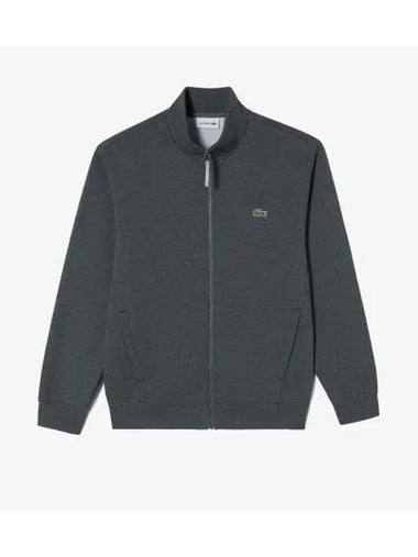 Men s CP high neck zip up charcoal gray - LACOSTE - BALAAN 1