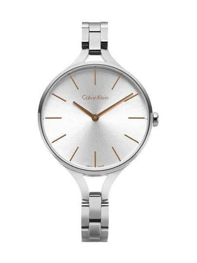 Analog Display Stainless Steel Strap Watch White - CALVIN KLEIN - BALAAN 2