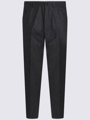 Brunello Cucinelli Grey Wool Pants - BRUNELLO CUCINELLI - BALAAN 1