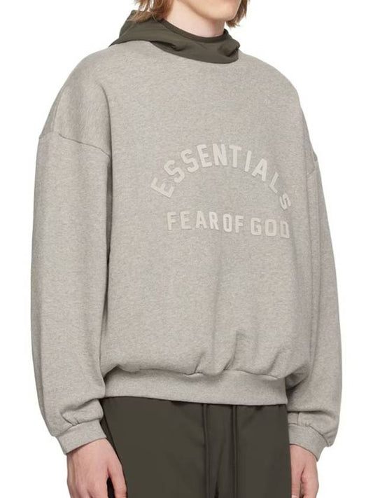 Bonded logo mock neck hoodie - FEAR OF GOD ESSENTIALS - BALAAN 2