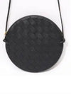 Intrecciato Round Bag Cross Bag Black - BOTTEGA VENETA - BALAAN 2