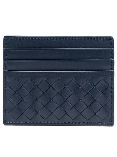 Intrecciato Classic Card Wallet Navy - BOTTEGA VENETA - BALAAN 2