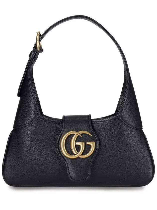 Aphrodite Small Leather Shoulder Bag Black - GUCCI - BALAAN 3