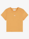 Baby Fox Patch Baby Short Sleeve T-Shirt Orange - MAISON KITSUNE - BALAAN 2