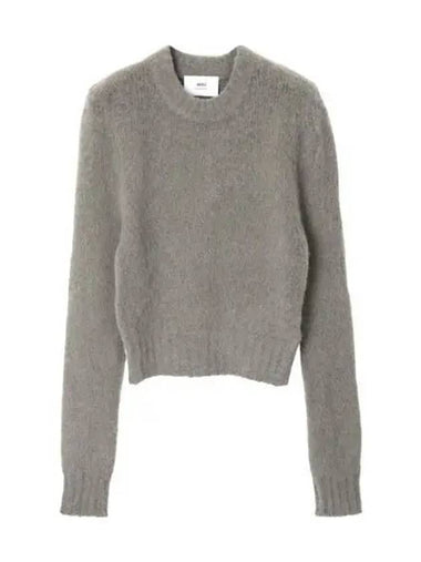 Brushed alpaca sweater women s knit - AMI - BALAAN 1