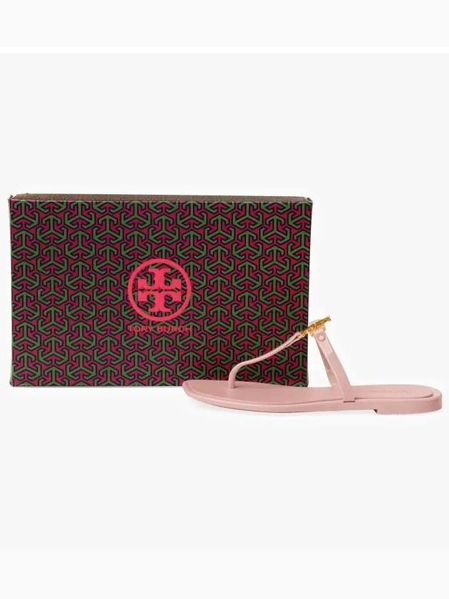 Roxanne Jelly Logo Flip Flops Meadowsweet - TORY BURCH - BALAAN 4