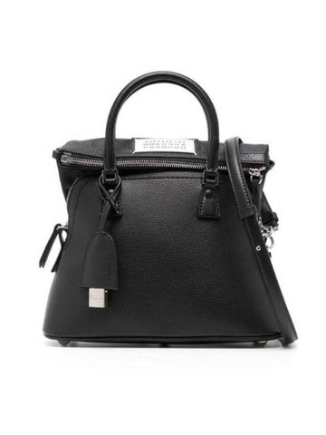 5AC Classic Mini Tote Bag Black - MAISON MARGIELA - BALAAN 1