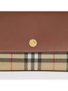 Vintage Check Leather Penny Shoulder Bag Brown - BURBERRY - BALAAN 9