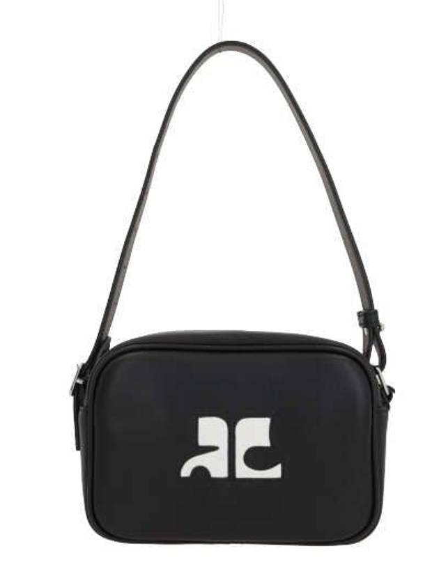 Leather Top Handle Cross Bag Black - COURREGES - BALAAN 6