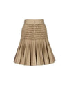 Cotton Pleated Skirt Beige - DIOR - BALAAN 3