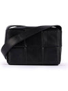 Cassette Small Leather Cross Bag Black - BOTTEGA VENETA - BALAAN 2