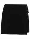 High waist layered effect shorts black - MONCLER - BALAAN 2