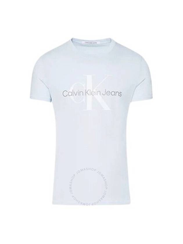 Short Sleeve T-Shirt J30J320806 CYR Blue - CALVIN KLEIN - BALAAN 2