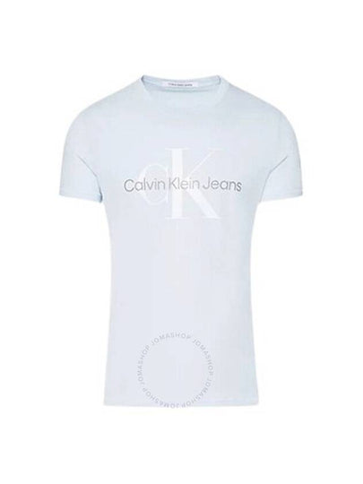 Short Sleeve T-Shirt J30J320806 CYR Blue - CALVIN KLEIN - BALAAN 2