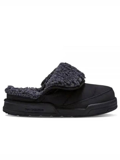 Logo Nylon Slippers Black - NEW BALANCE - BALAAN 2