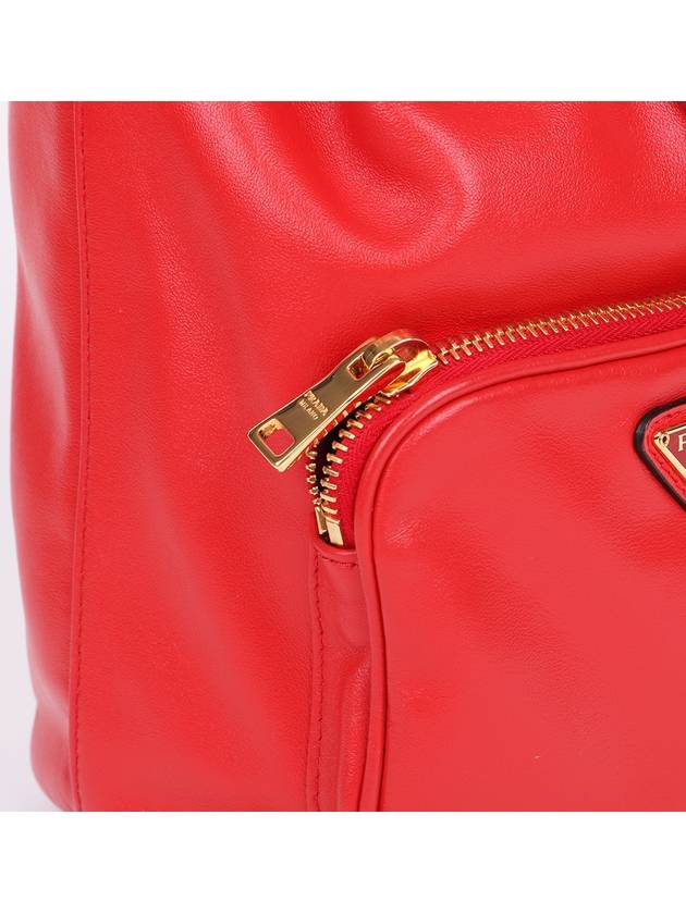 Duet small red bucket cross bag 1BH038 - PRADA - BALAAN 5