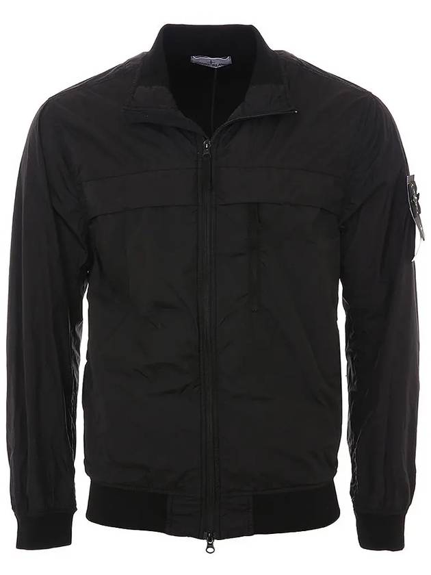 Garment Dyed Crinkle Reps R Nylon Jacket Black - STONE ISLAND - BALAAN 3