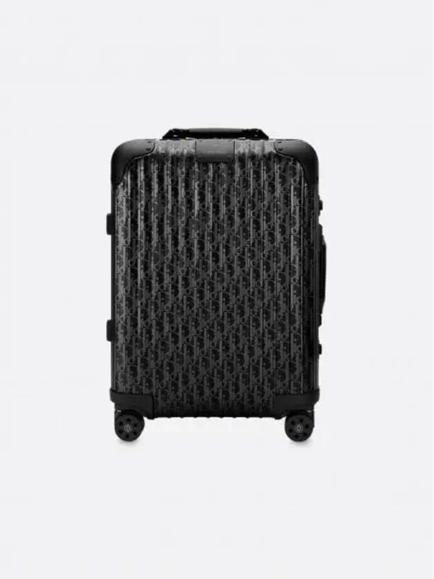 Carry On Oblique Aluminum Luggage Black - DIOR - BALAAN 2