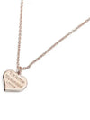 Petra Heart Logo Necklace Rose - VIVIENNE WESTWOOD - BALAAN 5