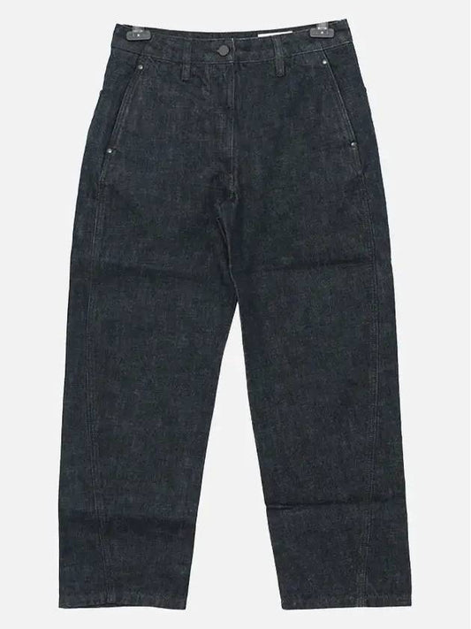 Twisted Denim Cotton Straight Jeans Indigo - LEMAIRE - BALAAN 2