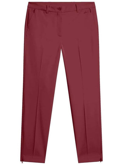 Pia Mid Waist Pants Cabernet - J.LINDEBERG - BALAAN 2