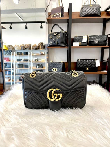 Daol Sangin Store GG Marmont Matelasse Shoulder Bag 443497 Condition A - GUCCI - BALAAN 1