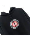 Paris Circle Logo Hoodie Black - BALENCIAGA - BALAAN 3