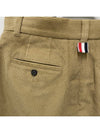 Men's Corduroy Straight Pants Beige - THOM BROWNE - BALAAN 8