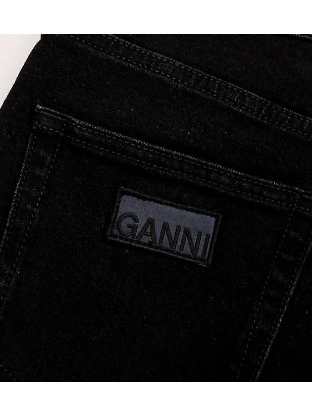 straight black jeans - GANNI - BALAAN 9