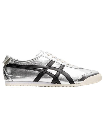 Mexico 66 Low Top Sneakers Black Pure Silver - ONITSUKA TIGER - BALAAN 1