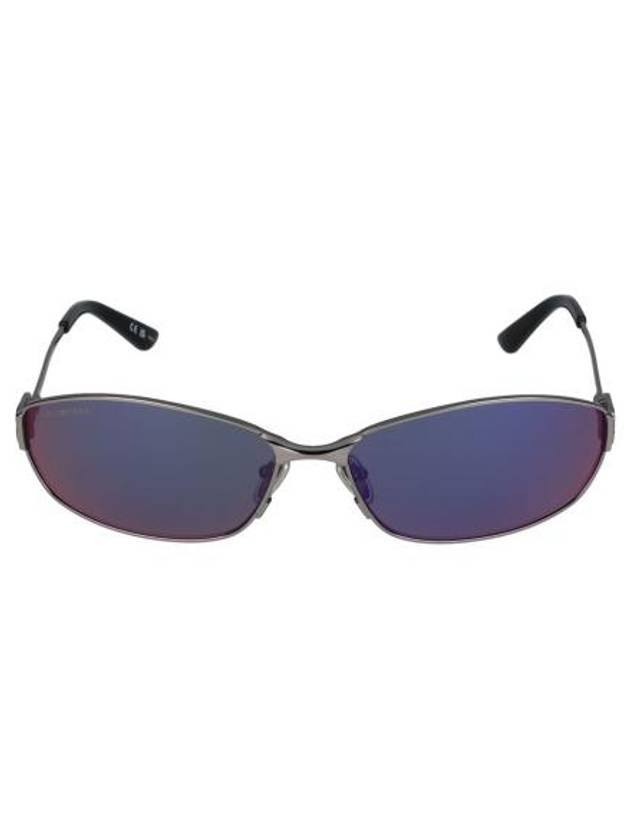 Sunglasses BB0336S 002 RUTHENIUM RUTHENIUM VIOLET - BALENCIAGA - BALAAN 1