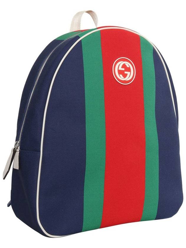 Kids Stripe Logo Backpack - GUCCI - BALAAN 3