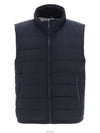 Center Back Striped Ski Down Vest Navy - THOM BROWNE - BALAAN 3