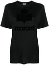 Zwell Linen TShirt Black TS0001FB A1N09E 01BK - ISABEL MARANT - BALAAN 1