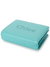 Sense Soft Leather Half Wallet Blue - CHLOE - BALAAN 4