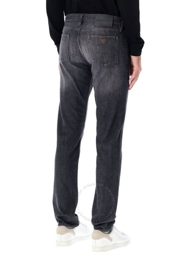 denim straight jeans black - EMPORIO ARMANI - BALAAN 3